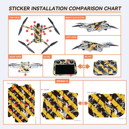 For DJI Mini 3 Pro Remote Control Body Sticker ,Spec: RC-N1 Without Screen(Boy) - Stickers by RCSTQ | Online Shopping South Africa | PMC Jewellery | Buy Now Pay Later Mobicred