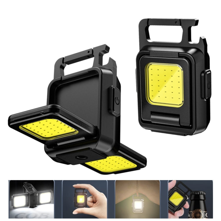 Double Sided COB Flashlight Mini Keychain Light Camping Light Without Stand - Mini Flashlight by PMC Jewellery | Online Shopping South Africa | PMC Jewellery | Buy Now Pay Later Mobicred