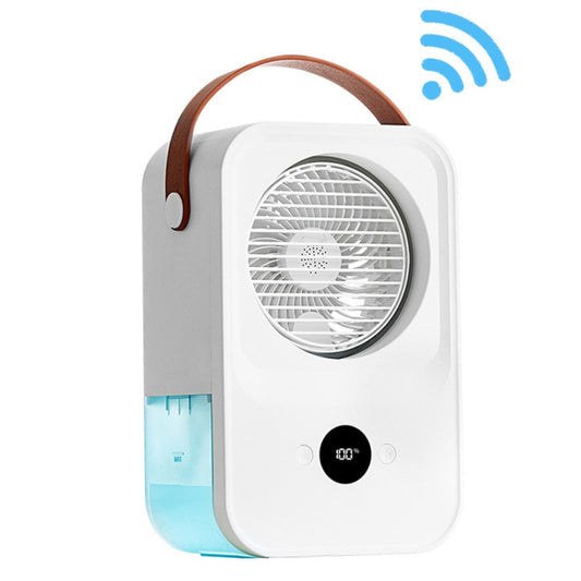 MT-F60 Smart Digital Display USB Charging Air Cooler Desktop Mist Humidification Fan, Mode: Sound Control Version - Electric Fans by PMC Jewellery | Online Shopping South Africa | PMC Jewellery | Buy Now Pay Later Mobicred