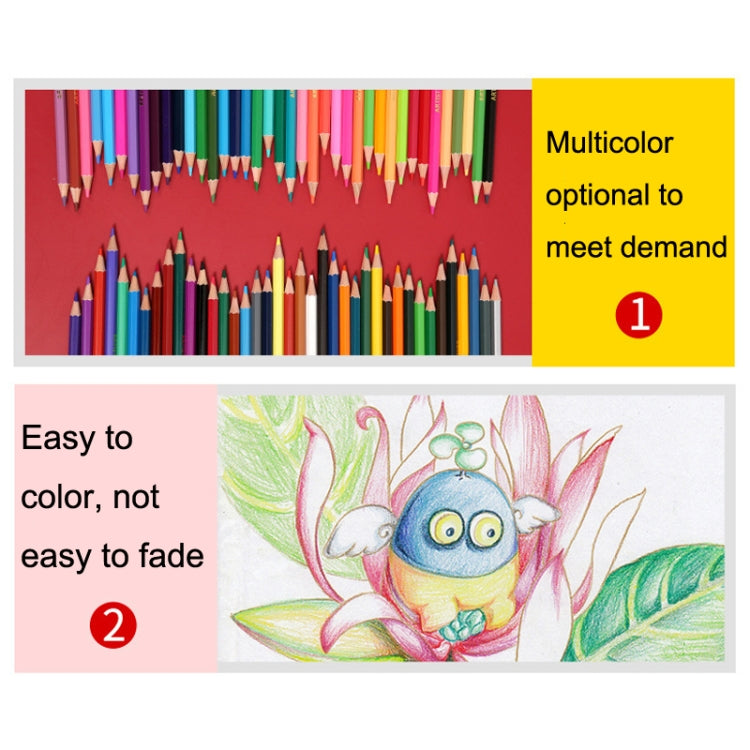 48 Colors Oil Colored Pencil Art Hand Drawn Set - Art Supplies by PMC TechLife | Online Shopping South Africa | PMC TechLife | Buy Now Pay Later Mobicred