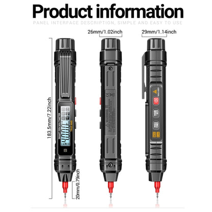 ANENG A3005B 10MHZ/60MF/60 Megohm Intelligent Anti-burning High-precision Digital Universal Meter(Matching Group) - Digital Multimeter by ANENG | Online Shopping South Africa | PMC Jewellery | Buy Now Pay Later Mobicred