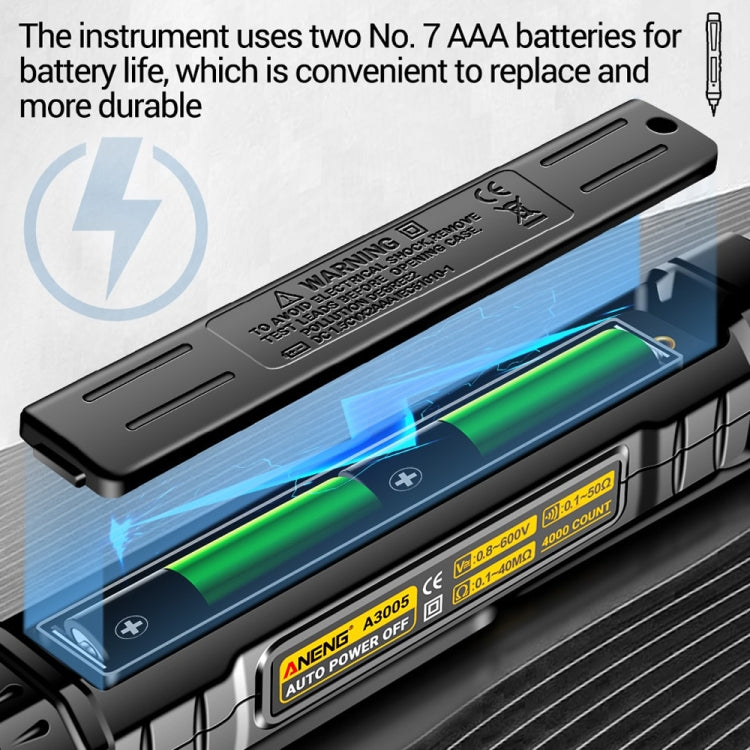 ANENG A3005B 10MHZ/60MF/60 Megohm Intelligent Anti-burning High-precision Digital Universal Meter(Standard) - Digital Multimeter by ANENG | Online Shopping South Africa | PMC Jewellery | Buy Now Pay Later Mobicred