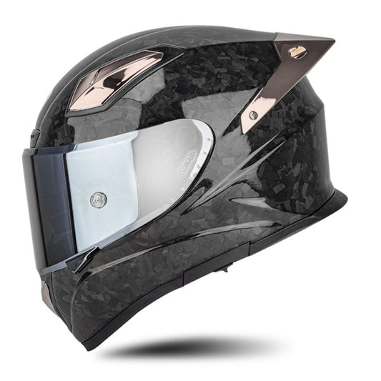 SOMAN Four Seasons Full Cover Motorcycle Helmet, Size: M(Cheetah Print Silver) - Helmets by SOMAN | Online Shopping South Africa | PMC Jewellery | Buy Now Pay Later Mobicred
