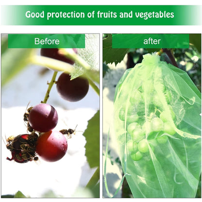 100pcs /Pack  Fruit Protection Bag Anti-Insect And Anti-Bird Net Bag 13 x 18cm(Pink) - Plant Support & Care by PMC Jewellery | Online Shopping South Africa | PMC Jewellery