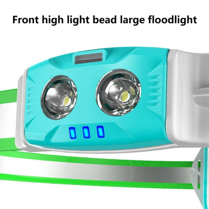 USB Rechargeable Running Light Strap Chest Light(Blue) - Reflective Material by PMC Jewellery | Online Shopping South Africa | PMC Jewellery | Buy Now Pay Later Mobicred