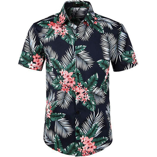 Summer Men 3D Digital Printing Beach Casual Short-sleeved Shirt, Size: S(2) - Short Sleeve by PMC Jewellery | Online Shopping South Africa | PMC Jewellery