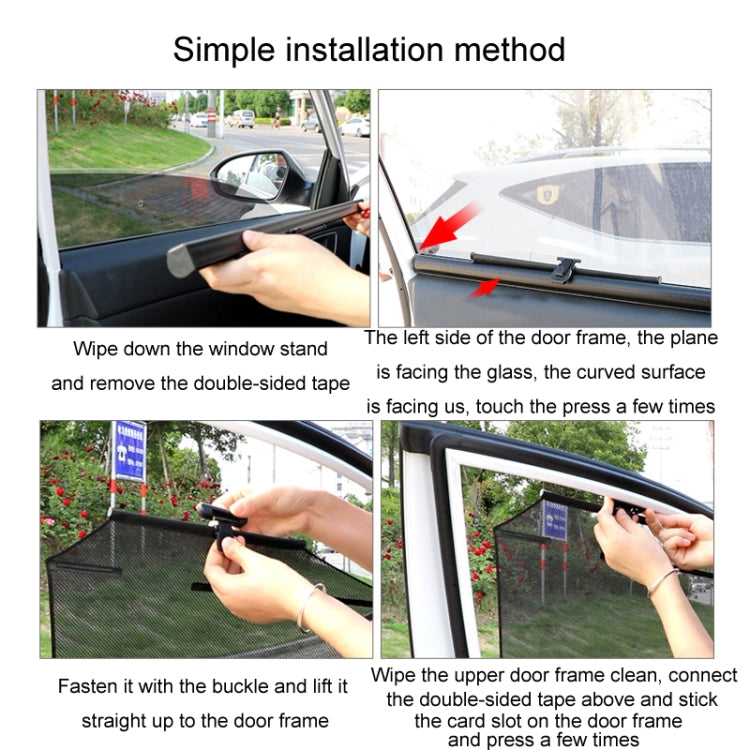Automobile Automatic Lift Glass Window Sunshade, Specification: 1 Pair Rear Window - Window Foils & Solar Protection by PMC TechLife | Online Shopping South Africa | PMC TechLife | Buy Now Pay Later Mobicred