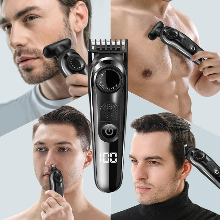 5 In 1 Men Multi-functional Haircut Carving Electric Shaver Reciprocating Shaver Set With Storage Bag - Hair Trimmer by PMC Jewellery | Online Shopping South Africa | PMC Jewellery | Buy Now Pay Later Mobicred