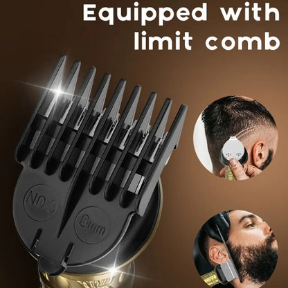 6 In 1 Men Multi-Functional Clipper Metal Body Hair Cutting(Silver Gray) - Hair Trimmer by PMC Jewellery | Online Shopping South Africa | PMC Jewellery | Buy Now Pay Later Mobicred