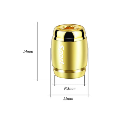 Automobile Valve Core Cap Tire Anti-deflation Valve Decoration(Gold) - Tire Valve Caps by PMC Jewellery | Online Shopping South Africa | PMC Jewellery | Buy Now Pay Later Mobicred