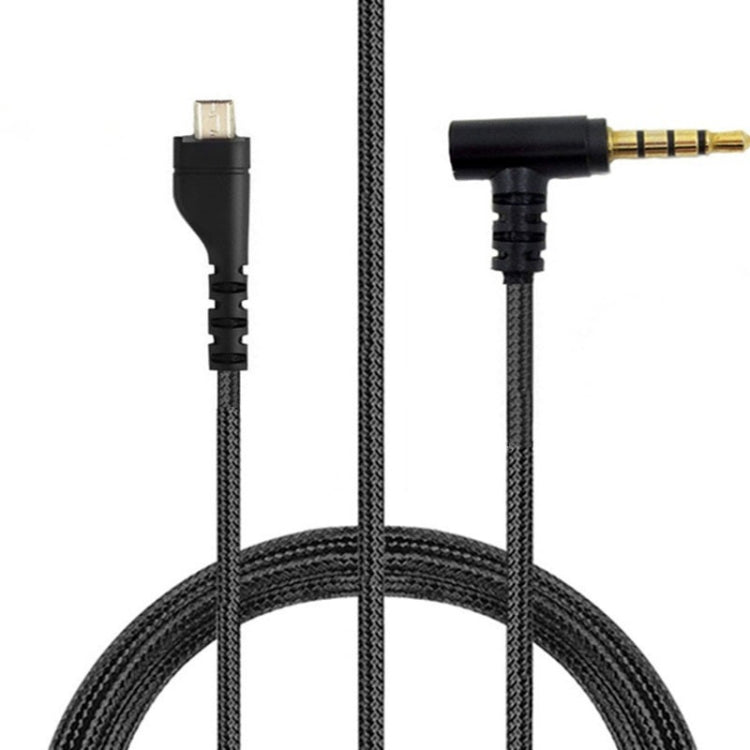For SteelSeries Arctis 3 5 7 Pro Nylon Weaving Game Headset Cable(Black) - Headset Accessories by PMC TechLife | Online Shopping South Africa | PMC TechLife