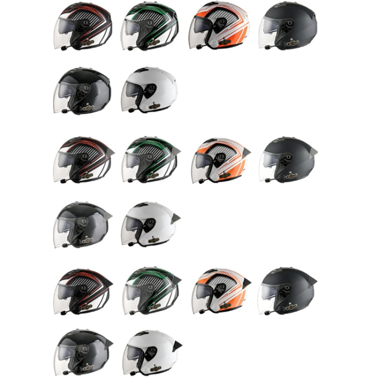 KUQIBAO Motorcycle Smart Bluetooth Sun Protection Double Lens Safety Helmet, Size: XXL(Matte Black+Black Tail) - Helmets by KUQIBAO | Online Shopping South Africa | PMC Jewellery | Buy Now Pay Later Mobicred