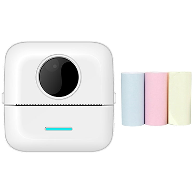 Mini Student Wrong Question Bluetooth Thermal Printer With 3 Rolls Color Paper(White) - Printer by PMC TechLife | Online Shopping South Africa | PMC TechLife | Buy Now Pay Later Mobicred