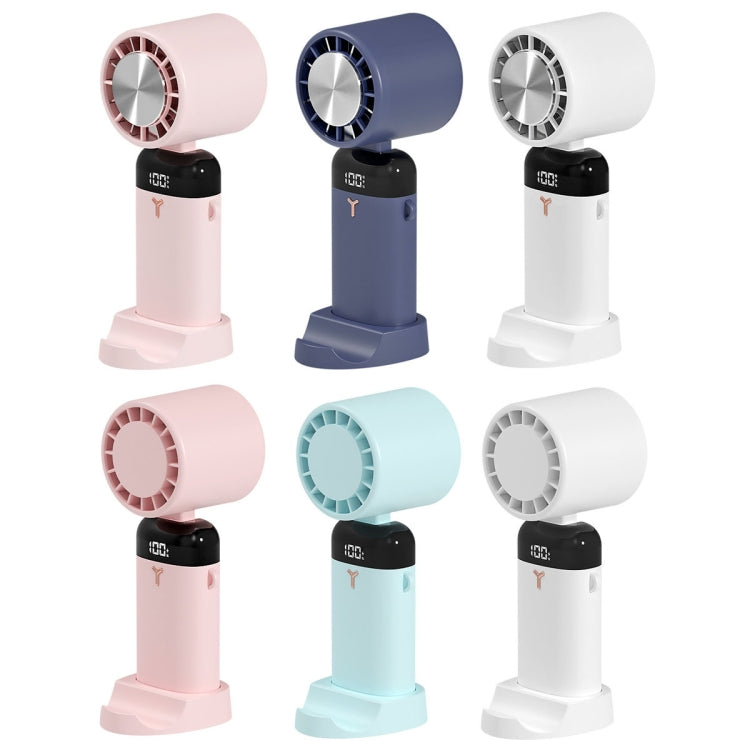 Small Handheld Portable Silent Fan USB Charging Mini Folding Fan, Style: Cooling Style (Pink) - Electric Fans by PMC Jewellery | Online Shopping South Africa | PMC Jewellery | Buy Now Pay Later Mobicred