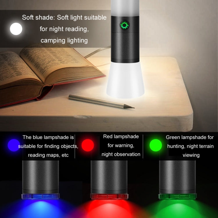 Outdoor Strong Laser Flashlight Telescopic Focus Warning Lighting(H20) - Mini Flashlight by PMC Jewellery | Online Shopping South Africa | PMC Jewellery | Buy Now Pay Later Mobicred