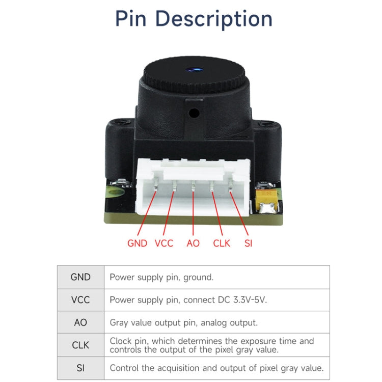 Yahboom Single Column CCD Camera Module Linear Array Sensor, Model: TSL1401+Bracket - free shipping - PMC Jewellery - Order now!