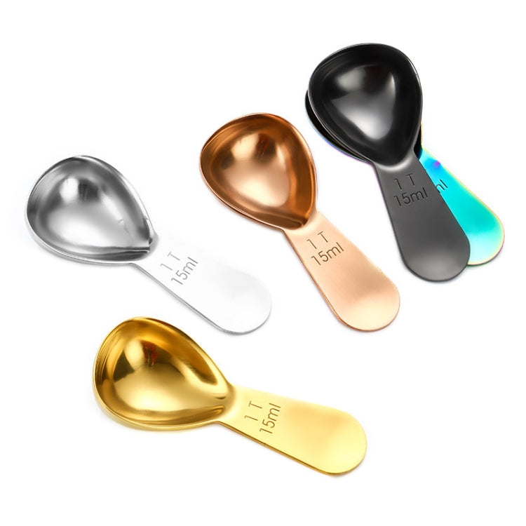 15ml 304 Stainless Steel Thickened Coffee Spoon With Scale Measuring Bean Spoon, Color: Gold - Coffee Tools by PMC Jewellery | Online Shopping South Africa | PMC Jewellery | Buy Now Pay Later Mobicred