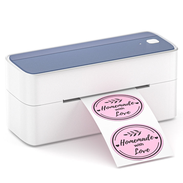 Phomemo PM241-BT Bluetooth Address Label Printer Thermal Shipping Package Label Maker, Size: US(White Purple) - Printer by Phomemo | Online Shopping South Africa | PMC Jewellery | Buy Now Pay Later Mobicred