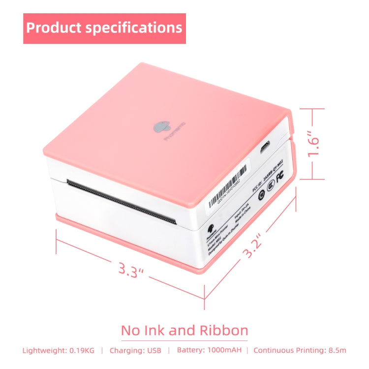 Phomemo M02-GN Pocket Small Bluetooth Portable Photo Thermal Label Wrong Question Printer - Printer by Phomemo | Online Shopping South Africa | PMC Jewellery | Buy Now Pay Later Mobicred