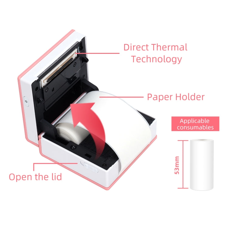 Phomemo M02-PK Pocket Small Bluetooth Portable Photo Thermal Label Wrong Question Printer - free shipping - PMC Jewellery - Order now!