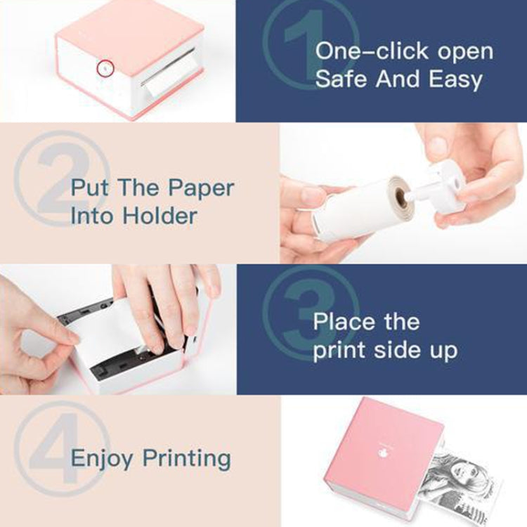 Phomemo M02-GN Pocket Small Bluetooth Portable Photo Thermal Label Wrong Question Printer - Printer by Phomemo | Online Shopping South Africa | PMC Jewellery | Buy Now Pay Later Mobicred