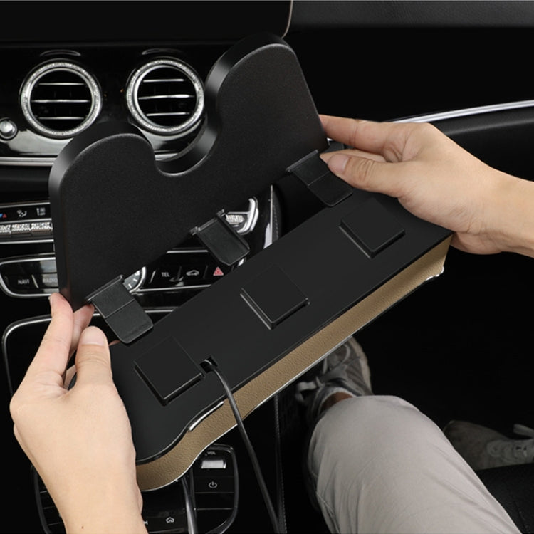 Car Seat Gap Storage Box Multifunctional Mobile Phone USB Charger, Color: Standard Black - Stowing Tidying by PMC Jewellery | Online Shopping South Africa | PMC Jewellery | Buy Now Pay Later Mobicred