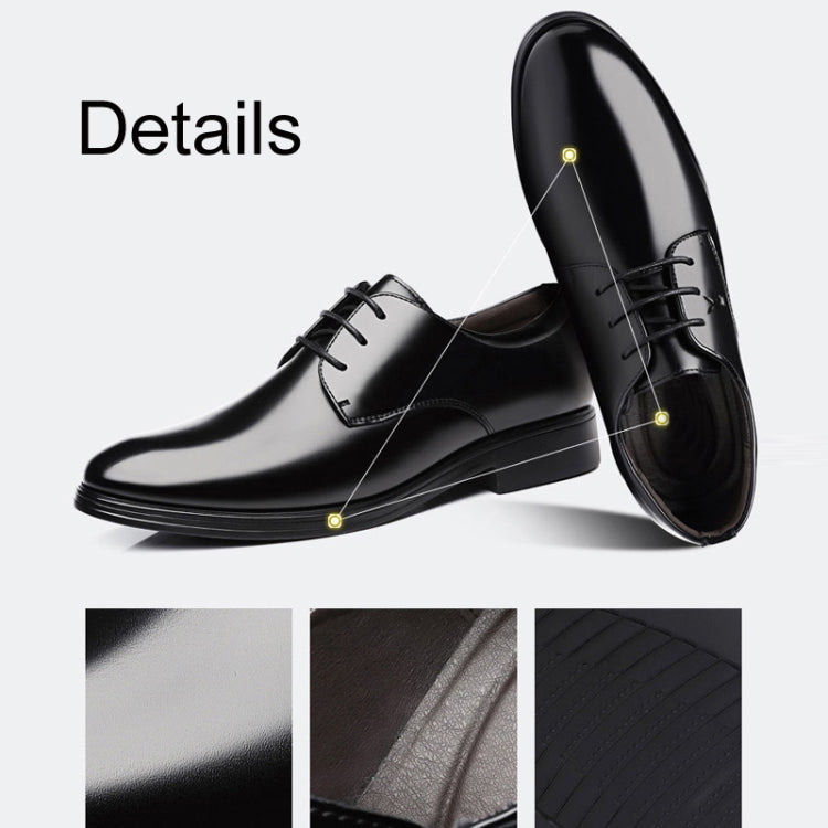 Suit Groomsmen Men Shoes Business Formal Casual Leather Dhoes, Size: 40(Black) - Formal Shoes by PMC Jewellery | Online Shopping South Africa | PMC Jewellery