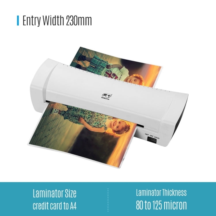 Osmile SL200 A4 Photo Cold and Hot Laminating Machine 340mm/min Speed EU Plug - Photo Film Covering Machine by Osmile | Online Shopping South Africa | PMC Jewellery