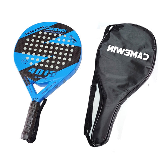 CAMEWIN 4015 Carbon Fiber Beach Tennis Racket Soft EVA Face Tennis Paddle(Blue) - Sporting goods by CAMEWIN | Online Shopping South Africa | PMC Jewellery | Buy Now Pay Later Mobicred