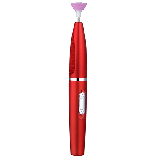 Electrical Nail Polisher Multifunctional Nail Polish Remover Pen Nail Sharpener(Red) - Grinding Tools & Accessories by PMC Jewellery | Online Shopping South Africa | PMC Jewellery | Buy Now Pay Later Mobicred