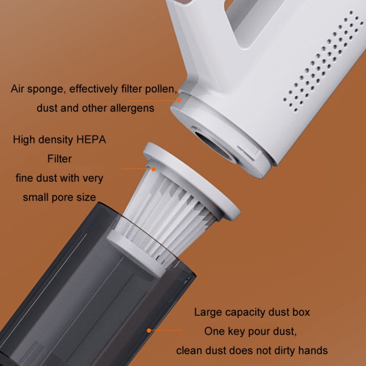 Royalstar Multi-function Handheld Portable Dust Mite Removal Vacuum Cleaner for Car&Home Use(English) - Handheld Cleaner & Mops by Royalstar | Online Shopping South Africa | PMc TechLife | Buy Now Pay Later Mobicred