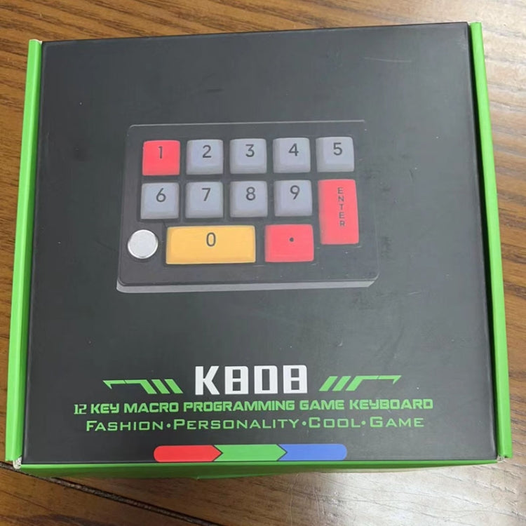 MKESPN 13 Keys RGB Multi-Function Macro Programming Mechanical Keypad Wired With Knob Keyboard(Black) - Mini Keyboard by MKESPN | Online Shopping South Africa | PMC TechLife | Buy Now Pay Later Mobicred