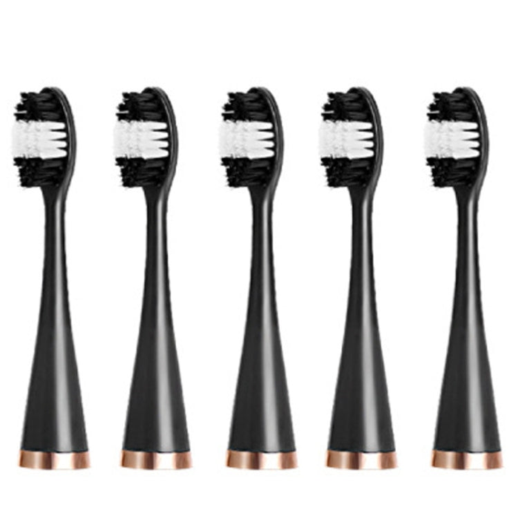 Electric Dental Scaler Accessories Replacement Head, Color: 5pcs Toothbrush Head Black - Replacement Brush Heads by PMC TechLife | Online Shopping South Africa | PMC TechLife | Buy Now Pay Later Mobicred