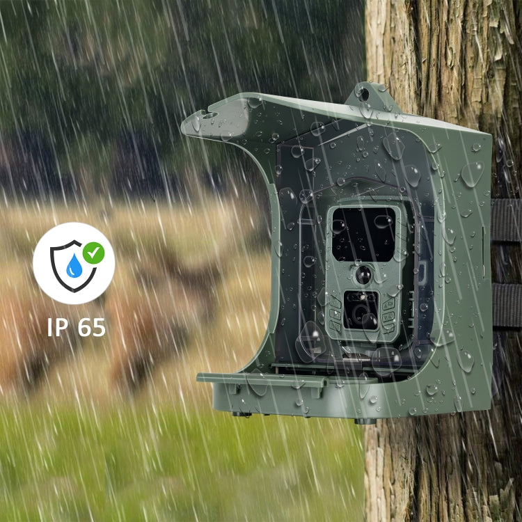 BC303 Bird Feeder Outdoor Trail Camera Bird Watching Camera With Motion Sensor(Army Green) - Hunting Cameras by PMC TechLife | Online Shopping South Africa | PMC TechLife