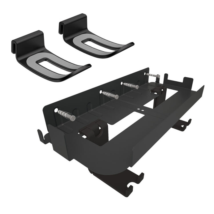 For PS5 Console iplay Wall-mounted Bracket Can Store Controllers/VR Glasses/Headphones(Black) - free shipping - PMC TechLife - Order now!