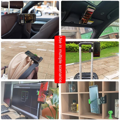 Multifunctional Car Rear Seat Sun Visor Dining Table Mobile Phone Holder(Green) - Car Holders by PMC Jewellery | Online Shopping South Africa | PMC Jewellery | Buy Now Pay Later Mobicred