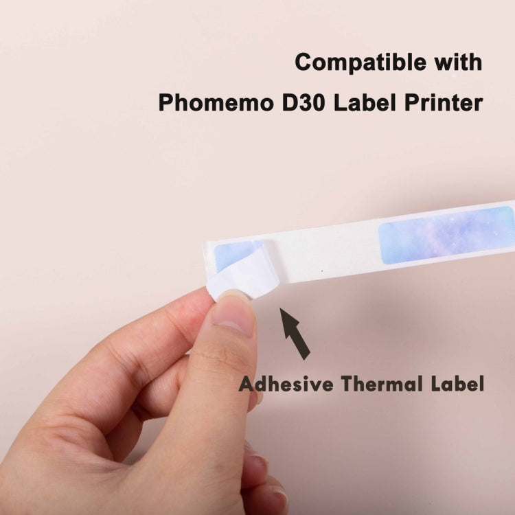 For Phomemo D30 3rolls /Pack 12 X 40mm Stars Thermal Labels - free shipping - PMC TechLife - Order now!