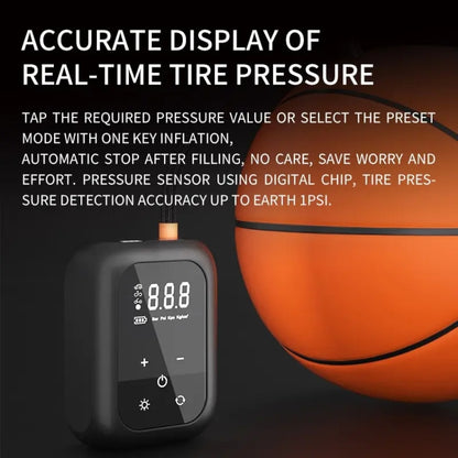 Multifunctional Portable Car Electric Wireless Tire Inflator Pump(Touch Screen Button) - Inflatable Pump by PMC Jewellery | Online Shopping South Africa | PMC Jewellery