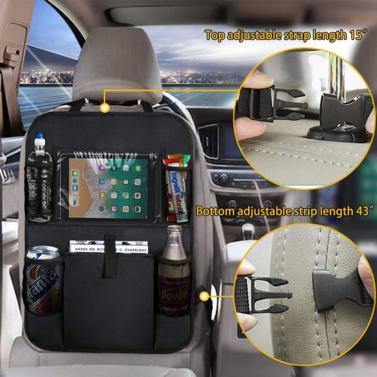 Car Seatback Organiser Storage Hanging Bag(Black) - Stowing Tidying by PMC TechLife | Online Shopping South Africa | PMC TechLife