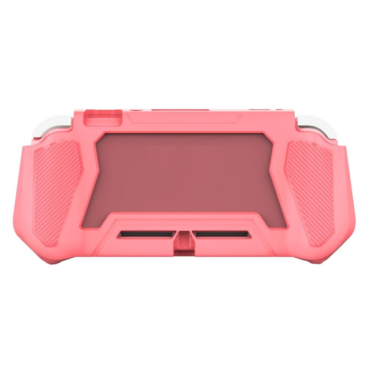 For Nintendo Switch Lite Full Cover Protective Shell TPU Console Case(Pink) - Cases by PMC Jewellery | Online Shopping South Africa | PMC Jewellery | Buy Now Pay Later Mobicred