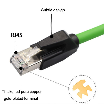 3m CAT6 Double Shielded Gigabit Industrial Cable Vibration-Resistant And Highly Flexible Drag Chain Cable - Lan Cable and Tools by PMC Jewellery | Online Shopping South Africa | PMC Jewellery