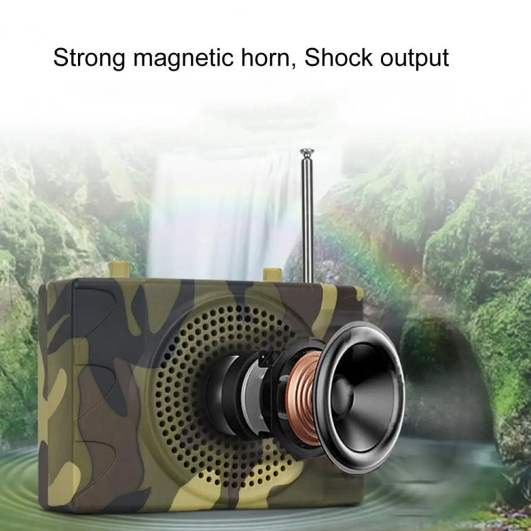 25W  Bluetooth Voice Amplifier Bird Hunting Speaker Supports USB/TF/FM 1000m Remote Control EU Plug(Camouflage) - Midrange Speaker & Frequency Divider by PMC Jewellery | Online Shopping South Africa | PMC Jewellery | Buy Now Pay Later Mobicred