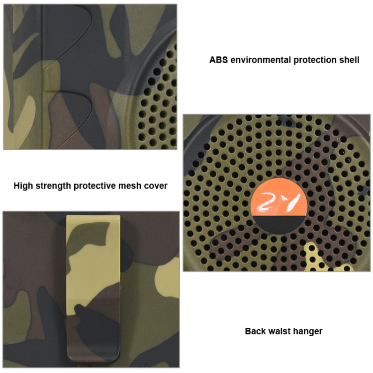 25W  Bluetooth Voice Amplifier Bird Hunting Speaker Supports USB/TF/FM 1000m Remote Control EU Plug(Camouflage) - Midrange Speaker & Frequency Divider by PMC Jewellery | Online Shopping South Africa | PMC Jewellery | Buy Now Pay Later Mobicred