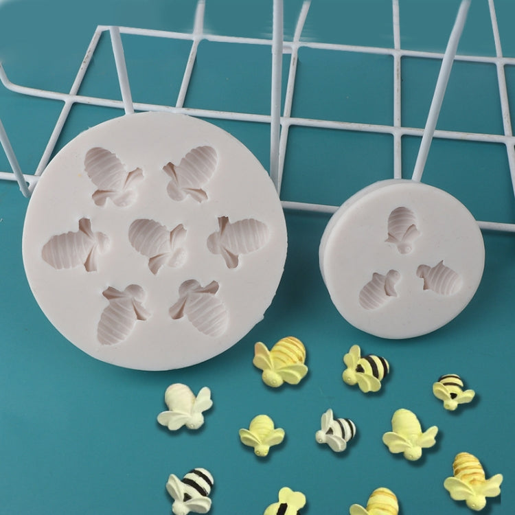 Little Bee Silicone Mold Fondant Chocolate Cake Mold, Spec: Mk-3172 Light Gray - Food Molds by PMC TechLife | Online Shopping South Africa | PMC TechLife