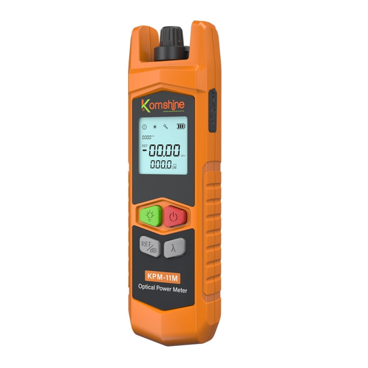 Komshine High Precision Optical Power Meter Mini Fiber Optic Light Attenuation Tester With LED, Specification: A-G/-70dBM to +6DBM - Fiber Optic Test Pen by Komshine | Online Shopping South Africa | PMC Jewellery | Buy Now Pay Later Mobicred