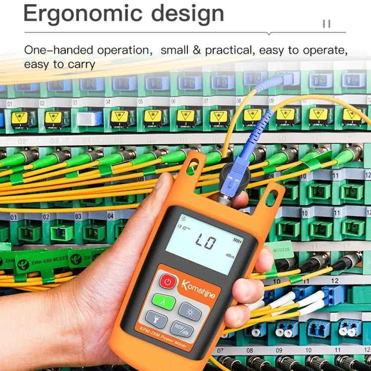 Komshine Mini Handheld Optical Power Meter Fiber Loss Measurement, Specification: KPM-25M-C/-50DBM to +26DBM - Fiber Optic Test Pen by Komshine | Online Shopping South Africa | PMC Jewellery | Buy Now Pay Later Mobicred