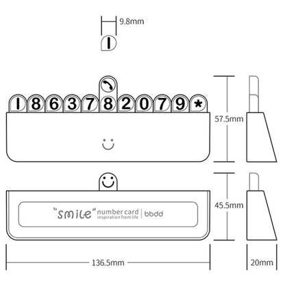 bbdd Temporary Parking License Plate Concealable Car Removal Number Plate(Rainbow Edition) - Parking Card by bbdd | Online Shopping South Africa | PMC Jewellery