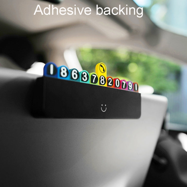 bbdd Temporary Parking License Plate Concealable Car Removal Number Plate(Rainbow Edition) - Parking Card by bbdd | Online Shopping South Africa | PMC Jewellery