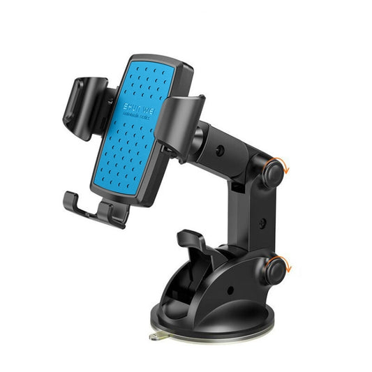 SHUNWEI SD-1132B Car Phone Suction Cup + Air Vent Holder Gravity Sensing Support Bracket(Blue) - Car Holders by SHUNWEI | Online Shopping South Africa | PMC Jewellery | Buy Now Pay Later Mobicred