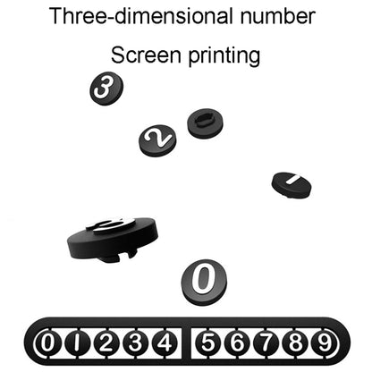 Bbdd Pod Temporary License Card Hidden Retro Parking Plate(Green) - Parking Card by bbdd | Online Shopping South Africa | PMC Jewellery